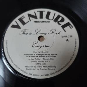 Eargasm - This Is Lovers Rock / P Pop & The Beagle - Name That Tune // Venture Records 7inch / Lovers / AA0596の画像1