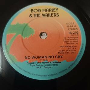 Bob Marley & The Wailers - No Woman No Cry (Remix) / Could You Be Loved // Island Records 7inch / Roots / AA0526 の画像4