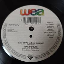 Inner Circle - Bad Boys / DJ Mixバージョン収録！！ // WEA 7inch / Reggae Pop / Bad Boy / AA0163 _画像3