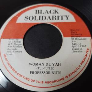 Professor Nuts - Woman De Yah // Black Solidarity 7inch / 早口 / AA1525 