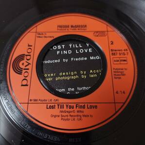 Freddie McGregor - And So I Will Wait For You / Lost Till You Find Love // Polydor 7inch / Lovers / AA0660 の画像4