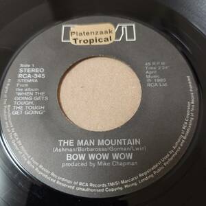 Bow Wow Wow The Man Mountain / Aphrodisiac (Re-Mix) // RCA 7inch