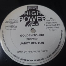 Daddy Freddy & Janet Kenton - Girl With The Golden Touch / Mix違いのUS盤！！ // High Power Music 12inch / Freddie_画像2