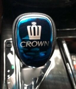 トヨタ 第14世代 クラウン CROWN ギア カバー シフトノブ ガーニッシュ 1P ブラック ブルー シルバー