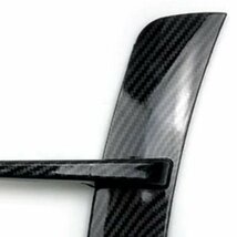 メルセデス・ベンツAクラスシリーズ・W177用フロントバンパートリム2PCSセット エクステリア カスタムパーツ ブラック＆カーボン_画像9