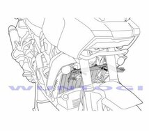 Harley ハーレー パンアメリカ PA1250S 2021-2022 フォグランプホルダー ブラケット_画像6