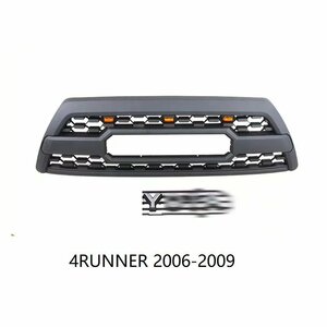 トヨタ 4ランナー2006-2009 TOYOTA 4runner ハイラックスサーフ ABS樹脂 フロントレースとメッシュの保護カバー カーアクセサリー