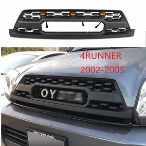 TOYOTA 4runner ハイラックスサーフ 2002-2005 ABS樹脂 フロントレースとメッシュの保護カバー カーアクセサリー