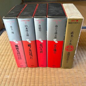 日本歴史文学館　講談社　8 9 17 26 井上靖　山本周五郎　舟橋聖一　海音寺潮五郎　国民の文学　8 河出書房　南国太平記　