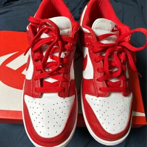 Nike Dunk Low SP "White and University Red"ユニバーシティレッド