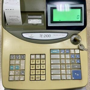  カシオ レジスター TE-2100 動作確認済み CASIOの画像3