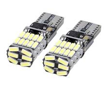 ★1円スタート★アルミニウムボディ T10 LED バルブ 無極性 26SMD Canbus 爆光 ホワイト 2球セット ポジション ナンバー灯 ルームランプ_画像6