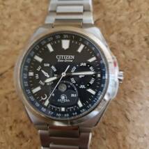 シチズン CITIZEN ATTESA ムーンフェイズ_画像1