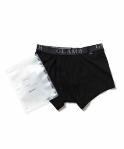 新品 GLAMB Logo boxer pants L / グラム ロゴ ボクサー パンツ Black ブラック 黒