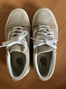 VANS платформа спортивные туфли бежевый 24.5 женский Old school Vans 