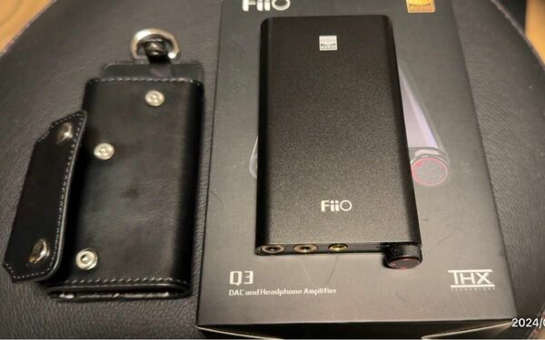 FiiO Q3 バランス出力対応ポータブルDAC アンプ 専用ケース付