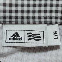 【美品】adidas　㈱テーラーメイドゴルフ　ワンポイント刺繍　ポロシャツ　テーラーメイドゴルフ　L_画像9