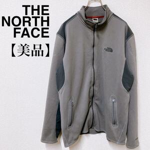 【美品】ノースフェイス ナイロン×フリース TKS stealth 刺繍ロゴ　THE NORTH FACE　XL