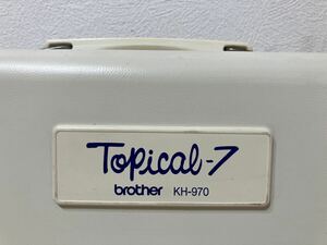 【ジャンク出品】brother Topical-7 KH-970 コントローラー CB-1 ブラザー トピカル7 電子編機【編み機4231】