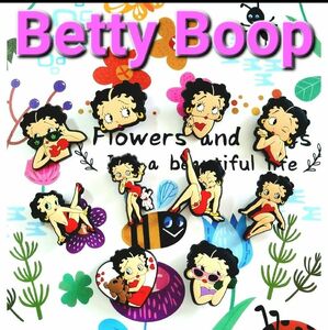 10個セット ベティちゃん ベティブープ Betty Boop ジビッツ クロックス