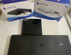 1円〜 【動作確認済】 PS4 本体 CUH-2200A 2100 2000 1100 5台 まとめ PlayStation4 プレイステーション 封印シール