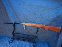 アンティーク 射的銃 BS-65 木製銃床 昭和の玩具 つづみ弾 木製ストック 夜店 縁日 射的場 スプリング銃 スポーツ銃 動作確認しましたが_画像6