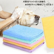 新品未使用品 送料無料 G×P【2本】吸水 速乾 セーム ドライタオル 43cm×32cm 洗車 ガラス 水回り 掃除 コンパクト キャンプ 活躍 6_画像6