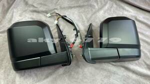 1 jpy ~! 200 series Hiace 6 type look door mirror electric mirror electric adjustment mat black left right set original type new goods A