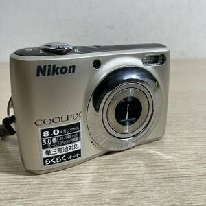 Nikon ニコン COOLPIX L21 8.0メガピクセル シルバー 通電確認済み デジカメ コンパクトデジタルカメラ コンデジ