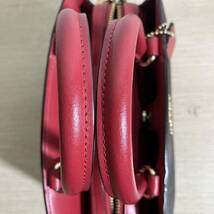 COACH コーチ 91494 シグネチャー ハンドバッグ PVC レザー レディース _画像10