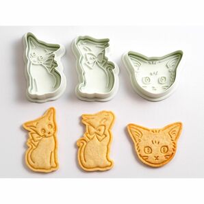 スタンプクッキー型 こねことわたし　cotta コッタ　ネコ　猫