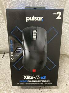 AZ-222.Pulsar Gaming Gears Xlite V3 eS Medium ワイヤレス ゲーミングマウス 超軽量 65グラム 1ms 26000 DPI Optical Sensor PAW3395