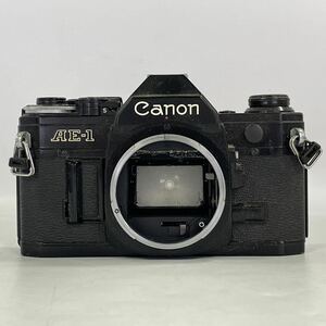 【4T13】1円スタート Canon AE-1 キャノン キヤノン フィルムカメラ 一眼レフカメラ ブラックボディ