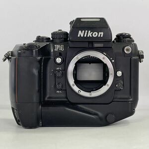 【4T11】1円スタート Nikon F4 MB-21 ニコン フィルムカメラ 一眼レフカメラ ブラックボディ グリップ付