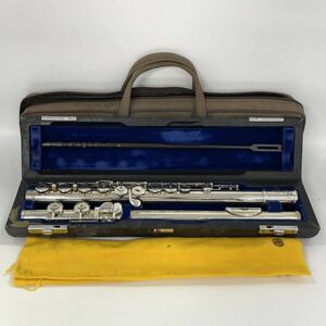 【4T26】 1円スタート The Muramatsu flute EX17645 ムラマツ フルート 村松 楽器 管楽器 ハードケース付き