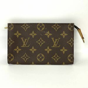 【4R21】1円スタート LOUIS VUITTON / AR0946 ルイヴィトン モノグラム バケット用ポーチ 付属ポーチ ブラウン 