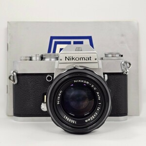 【4A30】1円スタート Nikomat EL レンズ NIKKOR-S・C Auto 50mm 1:1.4 ニコン ニッコール フィルムカメラ 一眼レフ