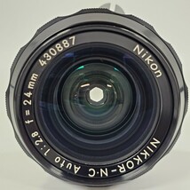 【4A31】1円スタート Nikon NIKKOR-N・C Auto 24mm 1:2.8 ニコン ニッコール カメラレンズ 一眼カメラ用レンズ_画像2