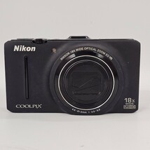 【4A37】1円スタート Nikon COOLPIX S9300 ニコン クールピクス デジタルカメラ デジカメ ブラック_画像1