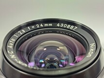 【4A31】1円スタート Nikon NIKKOR-N・C Auto 24mm 1:2.8 ニコン ニッコール カメラレンズ 一眼カメラ用レンズ_画像3