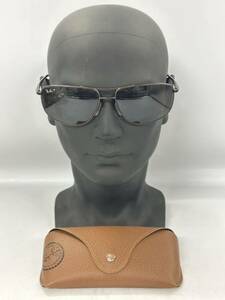 【3N20】 1円スタート Ray-Ban RB3490 012/83 62□16 3P レイバン サングラス メンズ ブラウン系 ケース付 