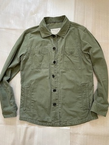 Abercrombie＆Fitch アバクロンビー＆フィッチ　ミリタリージャケット　カーキ　サイズM 美品中古!! 春秋もの