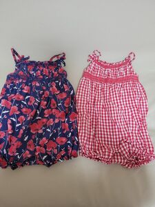 ベビー服 　夏服　2枚セット　カバーオール　ロンパース　60サイズ70サイズ80サイズ