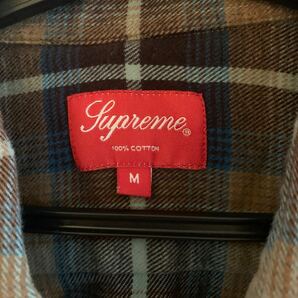 Supreme オンブレ 半袖 コットンネル チェックシャツ Mサイズ シュプリームの画像4