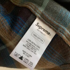 Supreme オンブレ 半袖 コットンネル チェックシャツ Mサイズ シュプリームの画像5