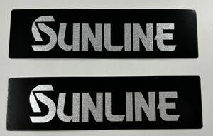 サンライン　SUNLINE　ロゴステッカー2枚