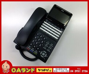 ●NEC● 中古品 / DT900 Series / ITK-24CG-1D(BK)TEL / 24ボタンSIPマルチライン電話機（黒） / ビジネスフォン