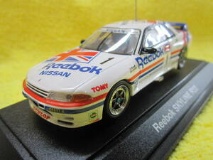 トミカEBBRO 1/43 HASEMI MOTOR SPORT R32 Reebok SKYLINE GT-R（ハセミ モータースポーツ リーボック スカイライン Gr.A