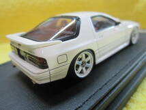 IG 0557 1/43 FC3S Mazda Savanna RX-7 White TE37-Wheel （ マツダ サバンナ ignition model イグニッションモデル_画像9