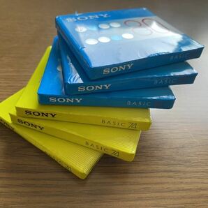 新品 未開封 MD SONY BASIC 80分 3枚 74分 3枚 計6枚 mini disc ミニディスク レア 廃盤 レトロ ディスク minidisc ソニー ベーシックの画像4